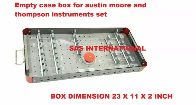 AMP leere Kofferbox für Austin Moore und Thompson Instrumentenset Aluminium