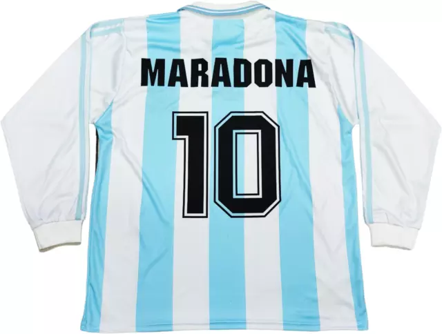 finekeys Retro Boca Juniors Away Soccer Jersey 1997/1998 Men Adult Maradona #10 L / Maradona #10