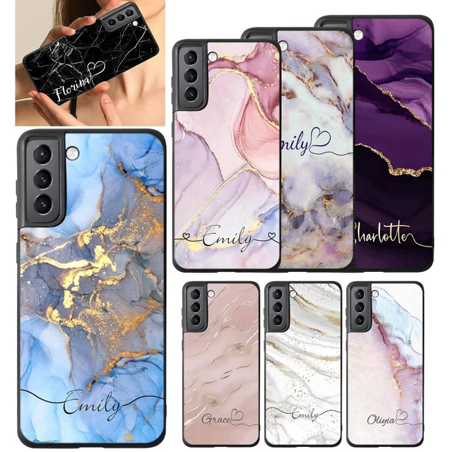 Marble Phone Silicone Case For Samsung Galaxy A14 A34 A33 A53 Personalized Cover