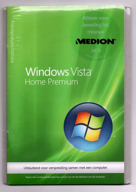 MS Windows VISTA Home Premium - 64 BIT - SP1 - Niederländisch - f. Medion  PC -