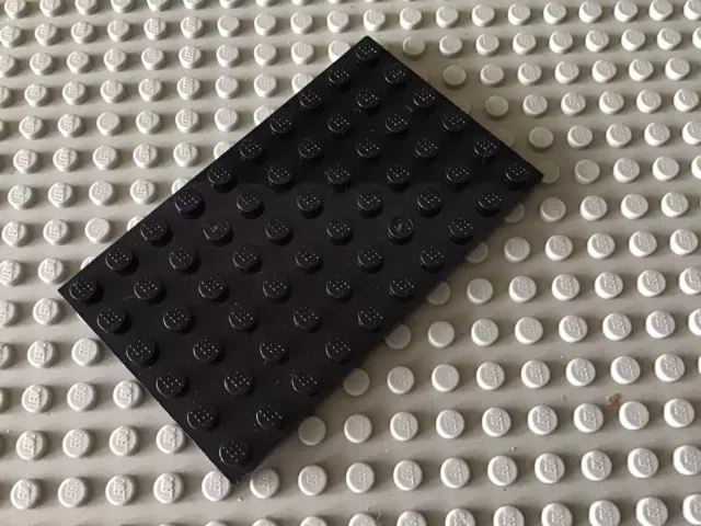Lego Bauplatte ,Platte,6x10,schwarz (23)