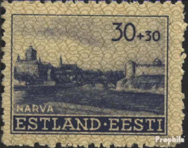 Estland (Dt.Bes.2.WK.) 6 gestempelt 1941 Gebaeude
