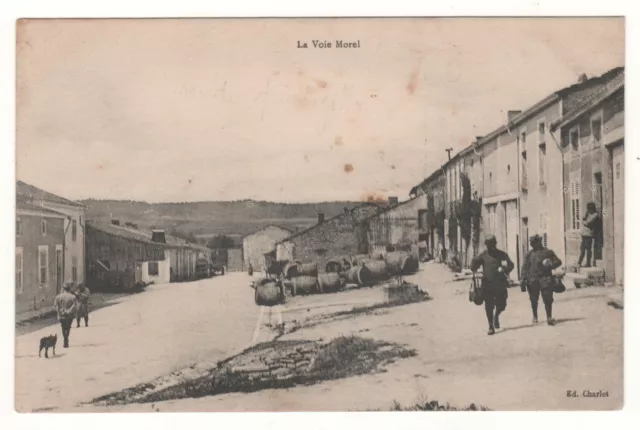 CPA 55 - PIERREFITTE-sur-AIRE : LE VIEUX MOREL (MEUSE) ÉCRITE le 05-01-1915