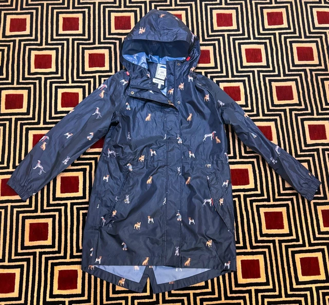 JOULES DOG BREED Raincoat Water Resistant Hooded Jacket Size 8 £11.81