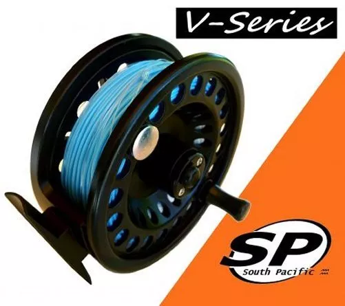 Loaded South Pacific V-Series 7 8 9 wt Fly Fishing Reel Line Leader-for fly rod