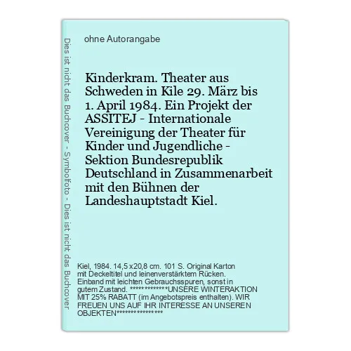 Kinderkram. Theater aus Schweden in Kile 29. März