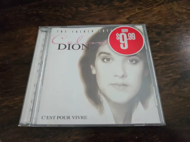 CD CELINE DION - C'EST POUR VIVRE (THE FRENCH LOVE ALBUM) (Rare Australian 90's)