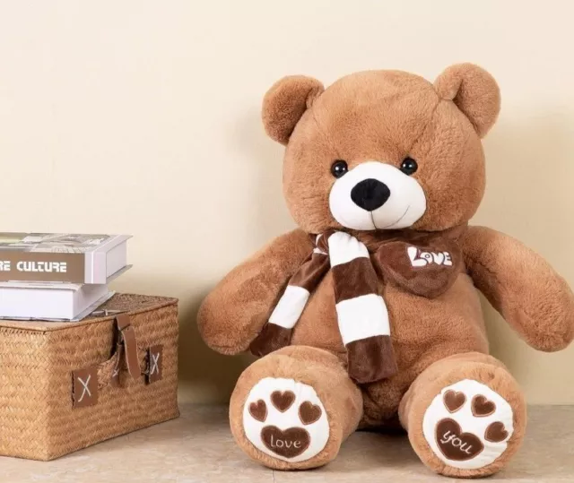 Large XL Teddy Bear Giant Soft Plush Kids Girlfirend Cute Valentine Toy