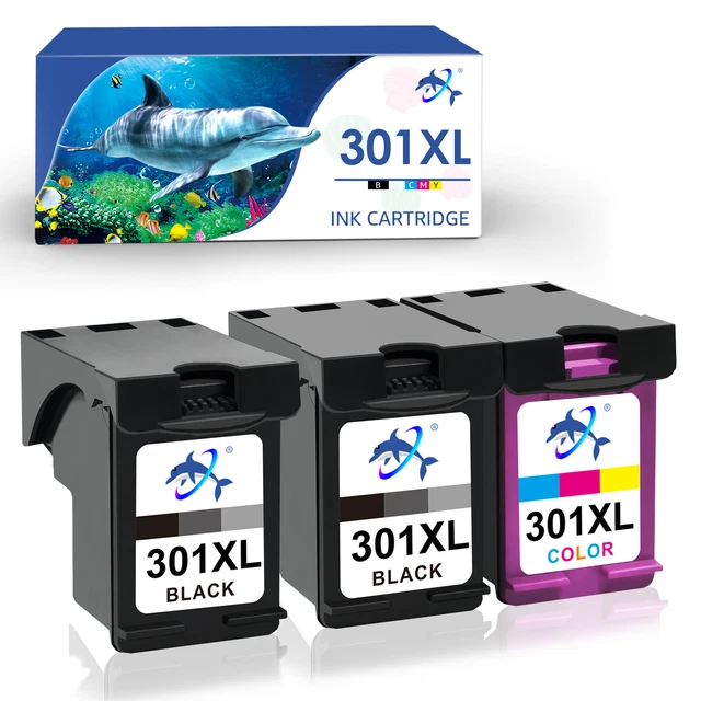 Druckerpatrone schwarz/farbig Multipack für HP 301 OfficeJet 2620 4630 4632 2622