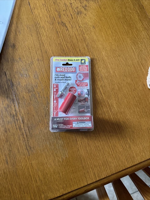 Bulbhead Red Dog Universal Socket Tool - Red/Silver