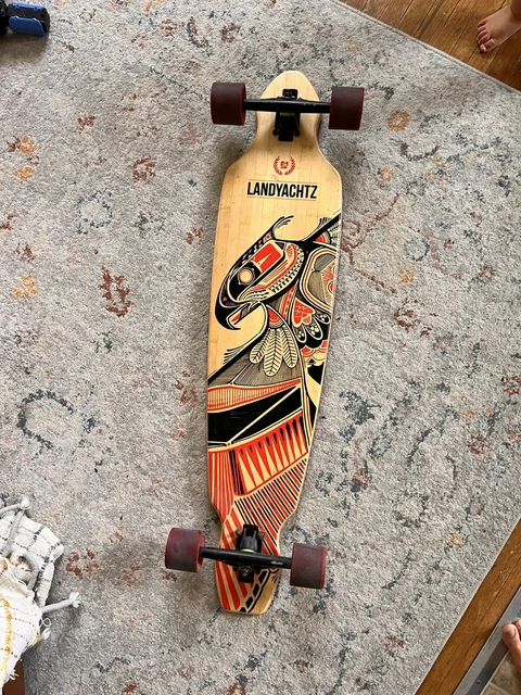 Vintage Landyachtz BattleAxe ThunderBird 40”LongBoard Bear Vintage Landyachtz BattleAxe ThunderBird 40”LongBoard Bear