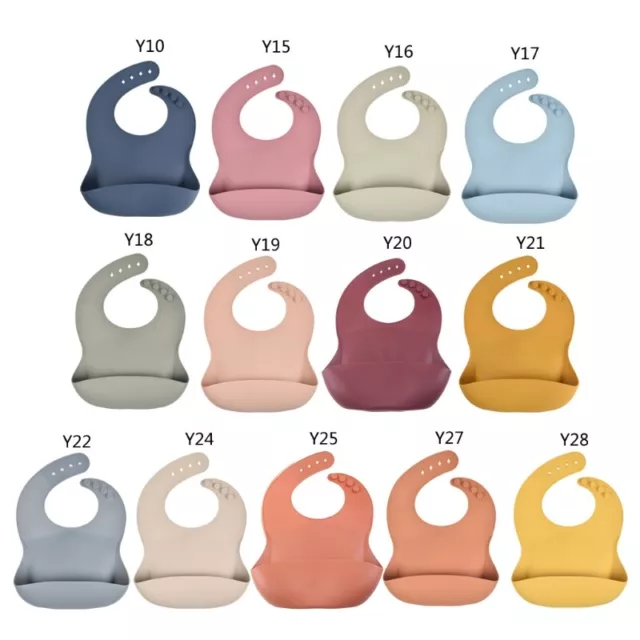 Baby Bib Imitation Silicone Waterproof Rice Pocket Eat Dinner Clothing Feed