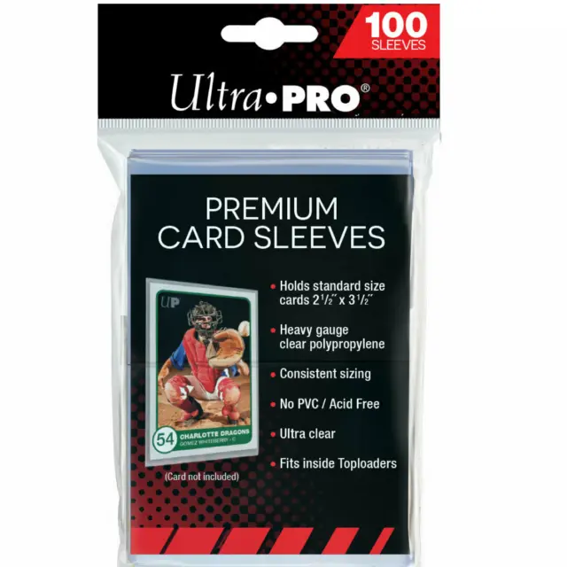 Ultra Pro Premium Card Protector Sleeves for MTG Yugioh Pokemon Vanguard 100 ct.