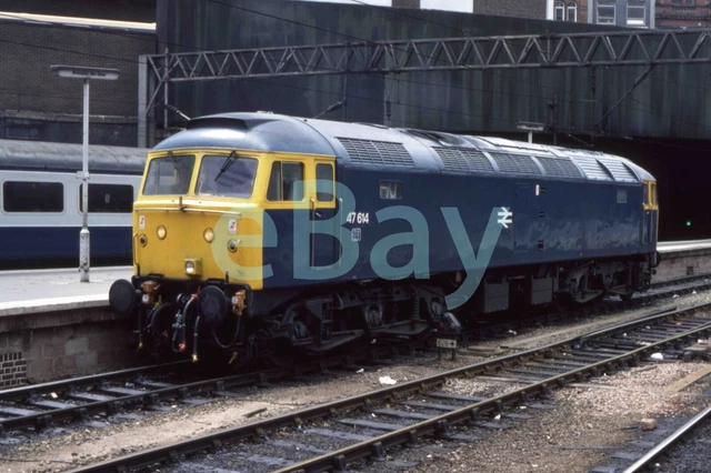 35MM RAILWAY SLIDE of Class 47 47614 @ Birmingham New Street Copyright ...