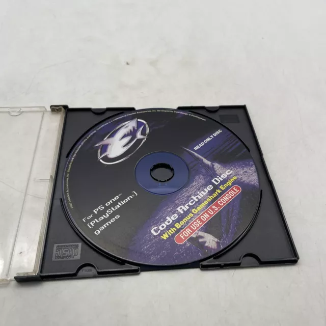 GameShark PS1 Code Archive Disc Tested PlayStation Bonus Game