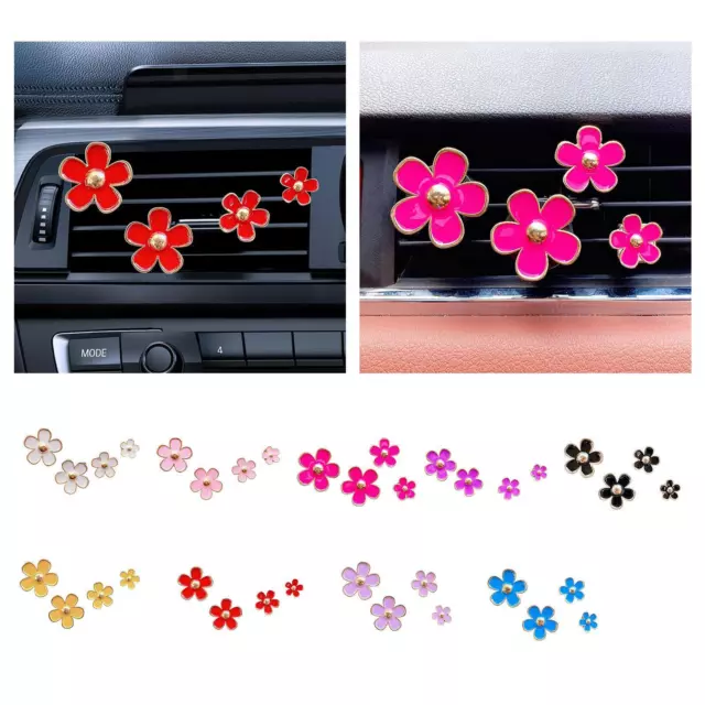 4Pcs Car Aromatherapy Air Vent Clip Car Parfum Clip pour Filles Femmes