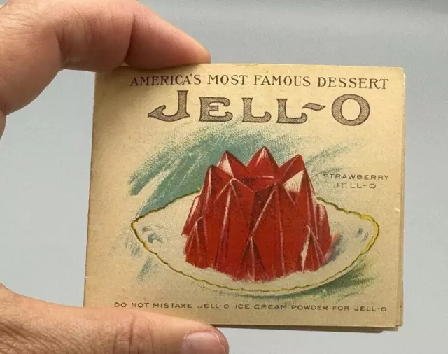 1920s JELL-O Jello RECIPES Antique Advertising Booklet Dainty Dessert