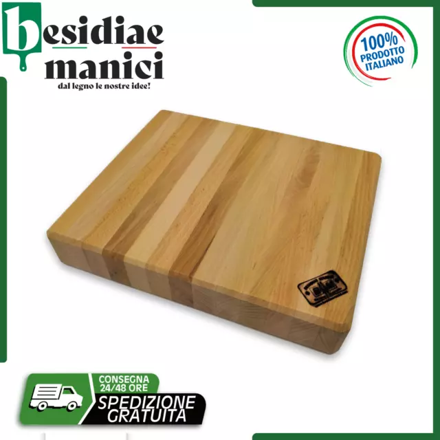 Tagliere Mini ceppo in legno di faggio massello