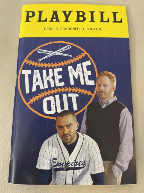 Take Me Out Original Broadway Playbill Jesse Tyler Ferguson