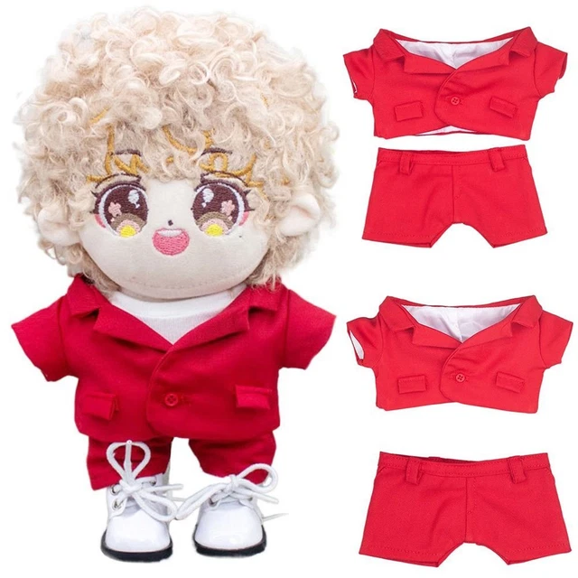 per bambini Vestiti per bambole 20cm Outfit Vestiti di peluche Pantaloncini Top