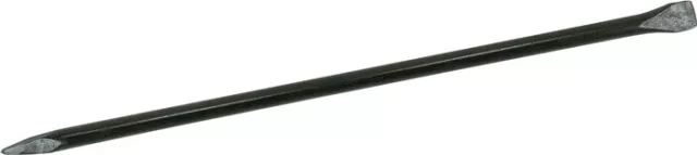 Brechstange L.1250mm B.30mm Form rd.m.Spitze u.ger.Schneide schwarz lack.IDEAL