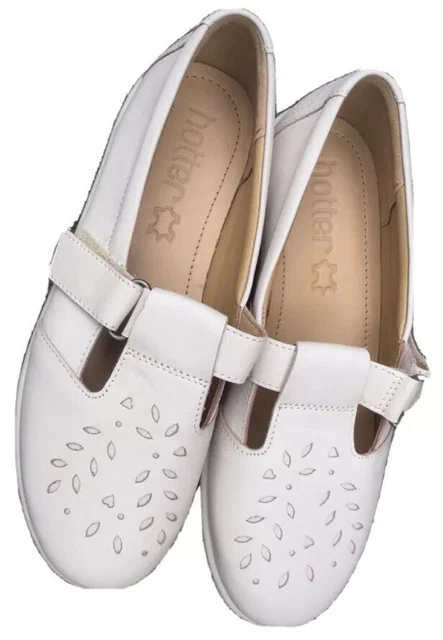 HOTTER CREAM VELCO Shoes Size 3 Brand New Without Box 13.99