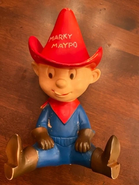 VINTAGE RARE 1960S MAYPO CEREAL MARKY MAYPO SOFT VINYL FIGURE DOLL COIN  BANK $59.90 - PicClick