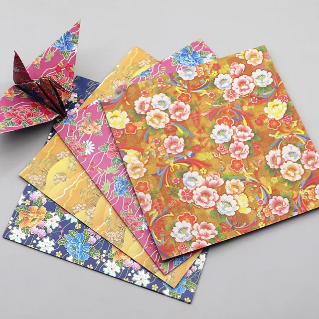 120 Sheets Japanese Pattern Sakura Folding Origami Craft Paper 8 Mixed Colours A 3