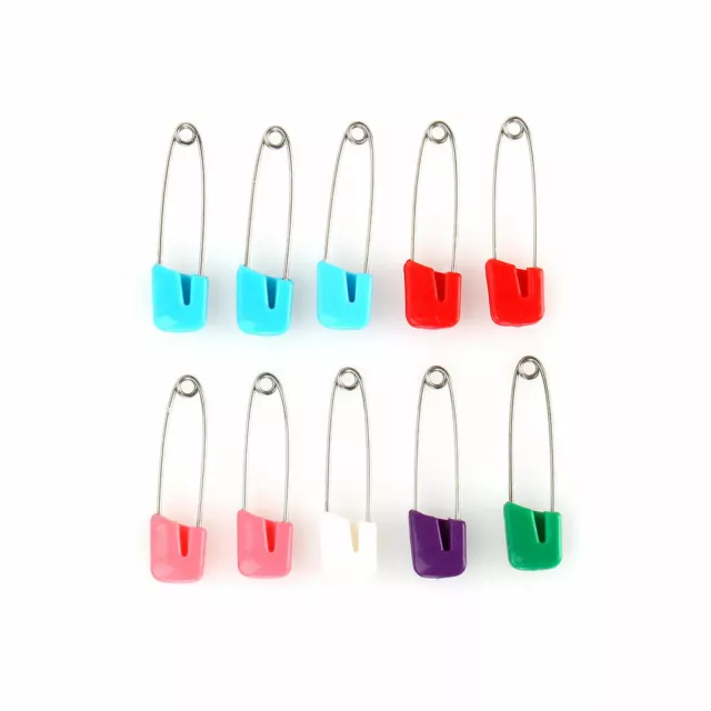 6 pcs Craft Sewing Safety Pins Hold Locking Baby Kids Dress Cloth Nappy Diaper 3