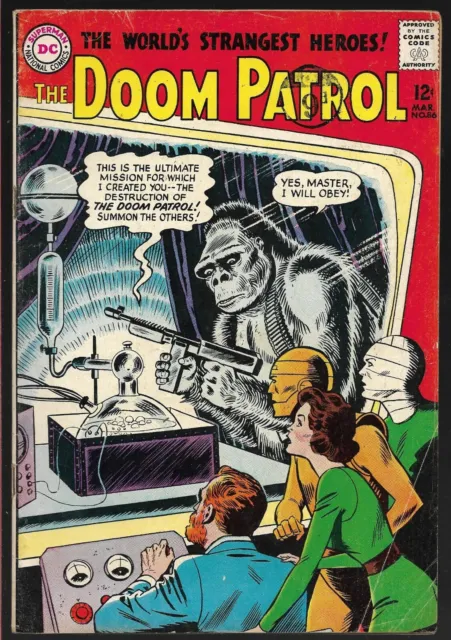 DOOM PATROL (1964) #86 - 1st App of BROTHERHOOD OF EVIL - Back Issue (S)