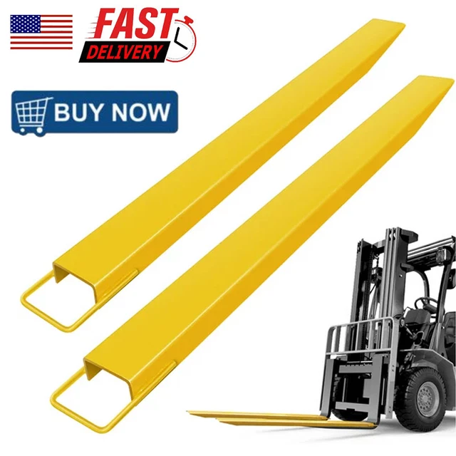 Pallet Fork Extensions 60 ×4.5" Forklift Extensions Heavy Duty 1 Pair Loaders