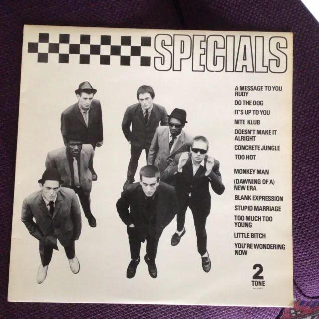 The Specials 2 Tone Original Vinyl On Two Tone (1979) Good Condition