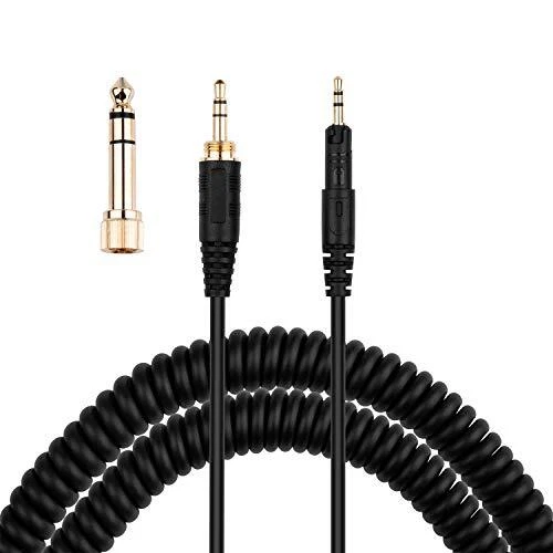Ath-M50X Cable, Coiled Aux Cord Replacement For Audio-Technica Ath-M40X