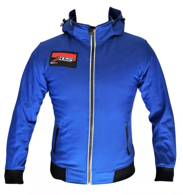 Suave Shell Chaqueta XLS Ocio Impermeable Softshell con Capucha Azul Real