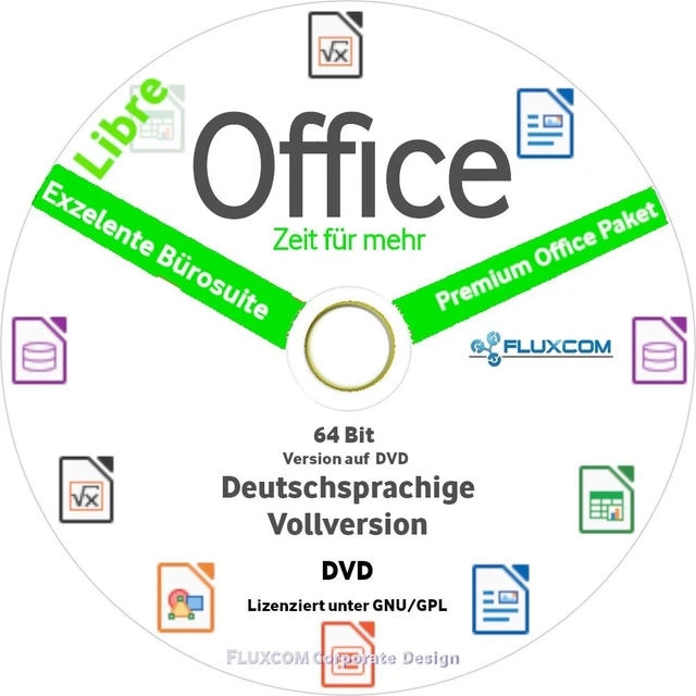 LIBRE OFFICE PREMIUM 2026 DVD für Windows 11 10 Textverarbeitung ...