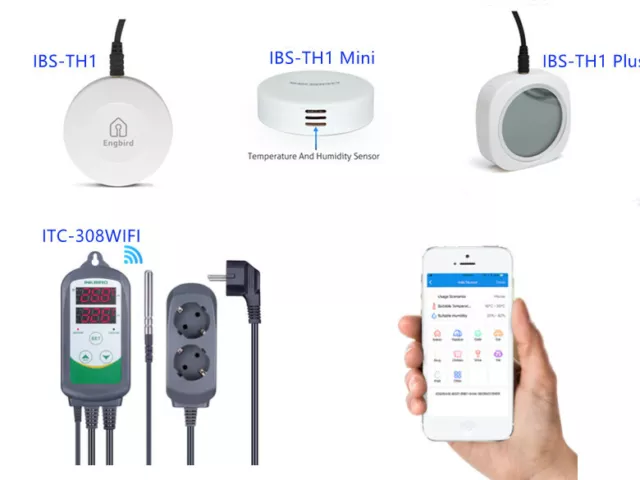 Inkbird Digital Temperaturregler Thermostat / Bluetooth Datenlogger Recorder APP