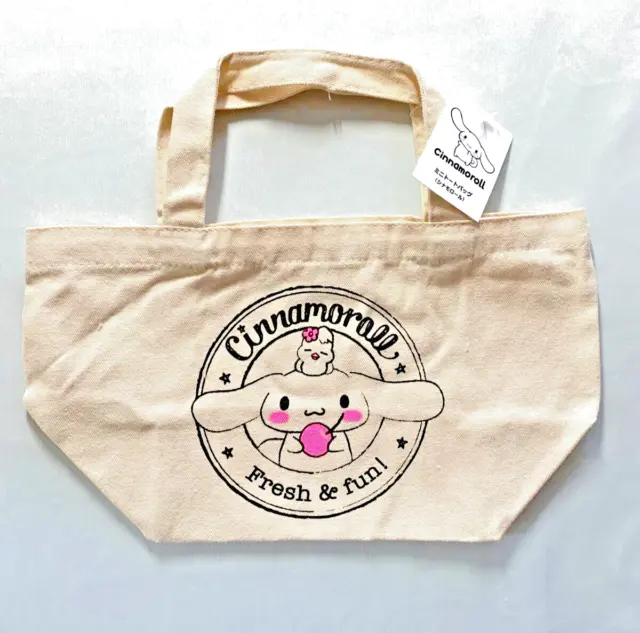 Sanrio CINNAMOROLL Tote bag Small/ID Case /mini pouch/Set of 3/from JAPAN
