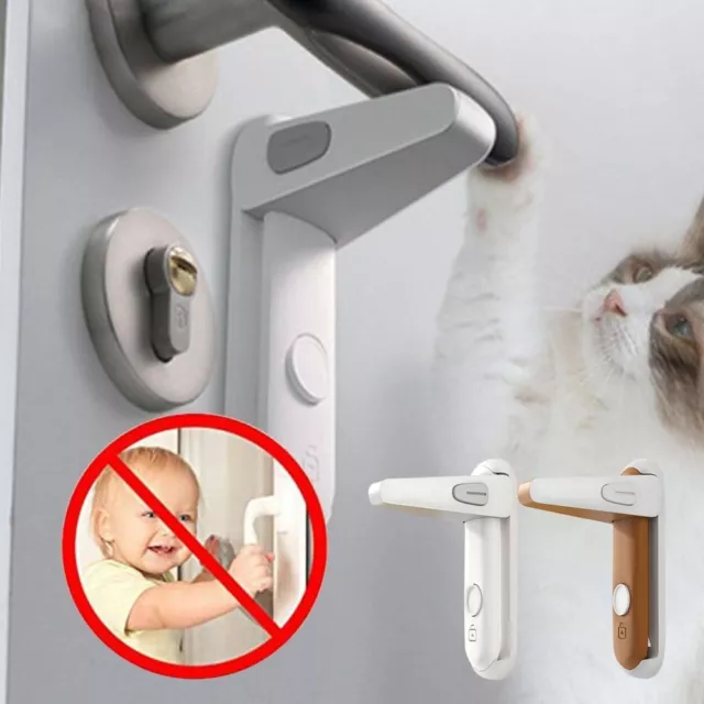 Pet Home Child Protection Cabinet Lock Baby Safety Lock Door Handle Lock