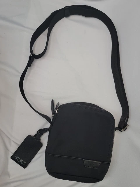 Tumi Harrison Nicols Small Crossbody Bag ~ Unisex ~ Black -$295- New!