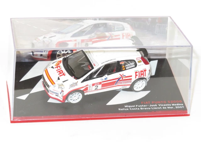 Modèle Réduit Fiat Punto S2000 Rally Costa Brava 2007 M. Fuster - 1/43 Altaya, Die-cast Neuf