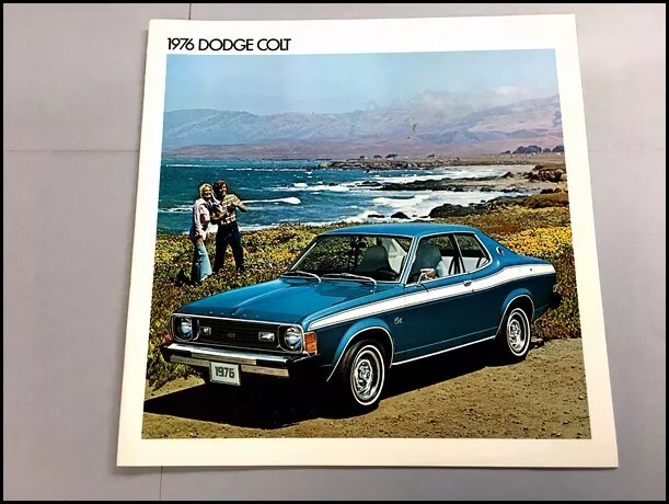1976 Dodge Colt and GT 16-page Original Car Sales Brochure Catalog - Mitsubishi