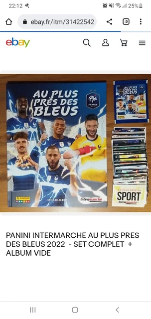 3 Stickers Panini OR X3 Mbappé - Intermarché 2020 - Au Plus Près Des Bleus - État Neuf