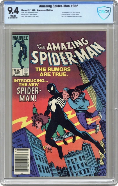 Amazing Spider-Man #252 CBCS 9.4 Newsstand 1984 21-2C350CC-015