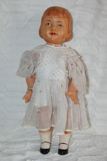 Poupée ancienne celluloïd: Mignon Nouveau-Né de