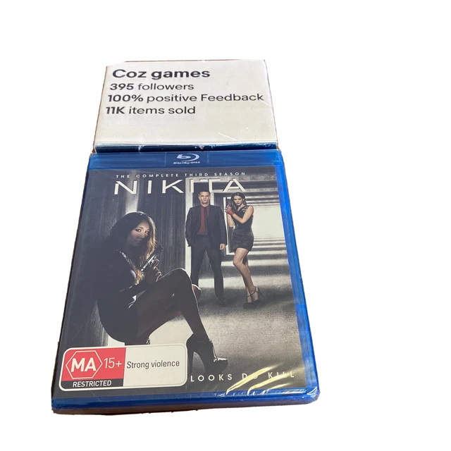 NIKITA THE COMPLETE Series Season Three Blu Ray Australian