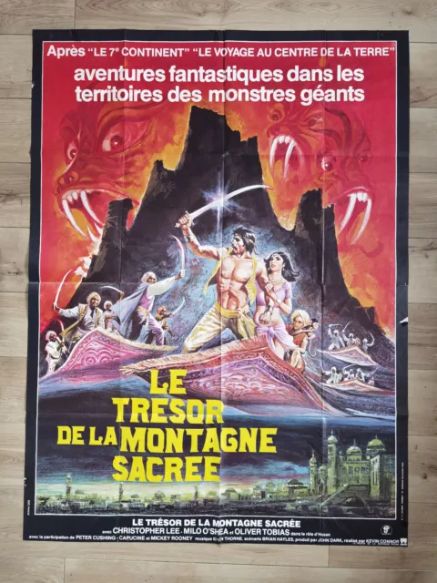 Affiche de cinema -  Le Tresor de la montagne sacrée 120x160 - 1979