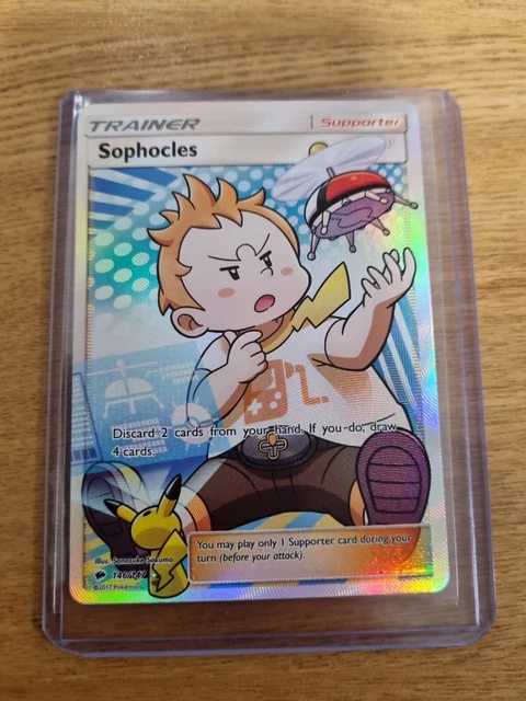 Sophocles 146/147 Full Art Trainer Pokemon Burning Shadows NM/M