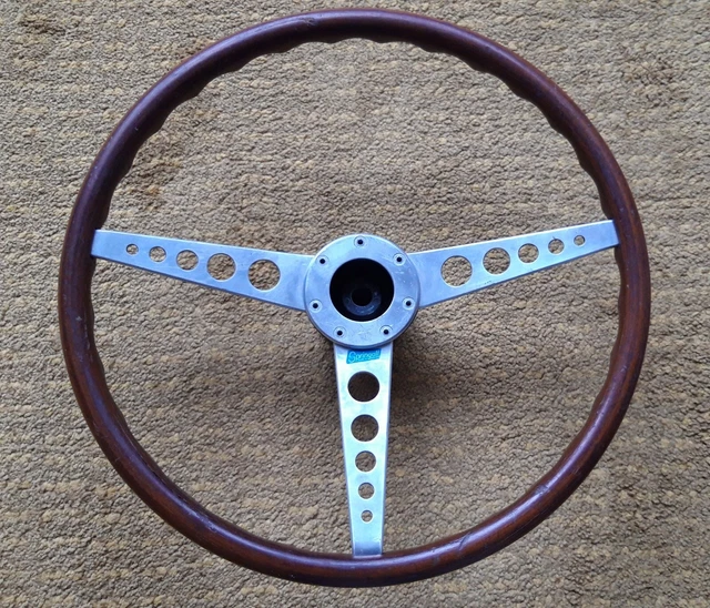 Springall SPRINGALL CLASSIC 15& wooden steering wheel 36 splines Lotus Triumph £ ...
