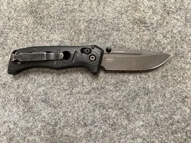 Benchmade Mini Adamas G10 Handle Sibert Gray CPM-Cruwear Knife - BM-273GY-1