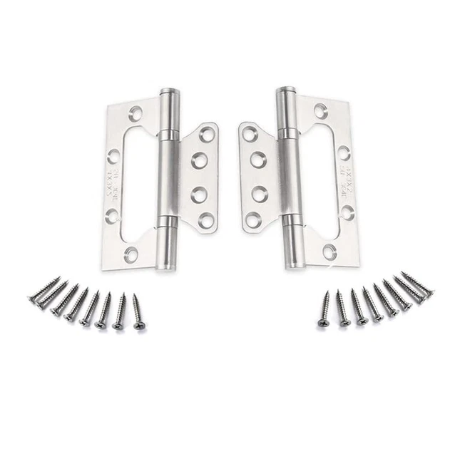 Cerniere Porte In Acciaio Inox 100mm - Pesanti E Silenziose Per Porte Interne - Foto 7